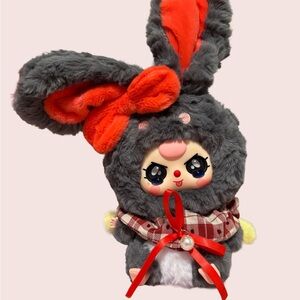 Baby Three Daisy Rabbit with Special Tear Eyes and Pink Forehead - Lilyrabbit